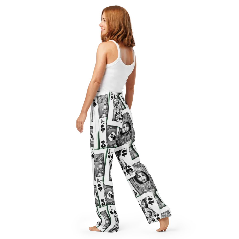 Intense, By Bunny Yeager on Women's Pajama Pants — Back