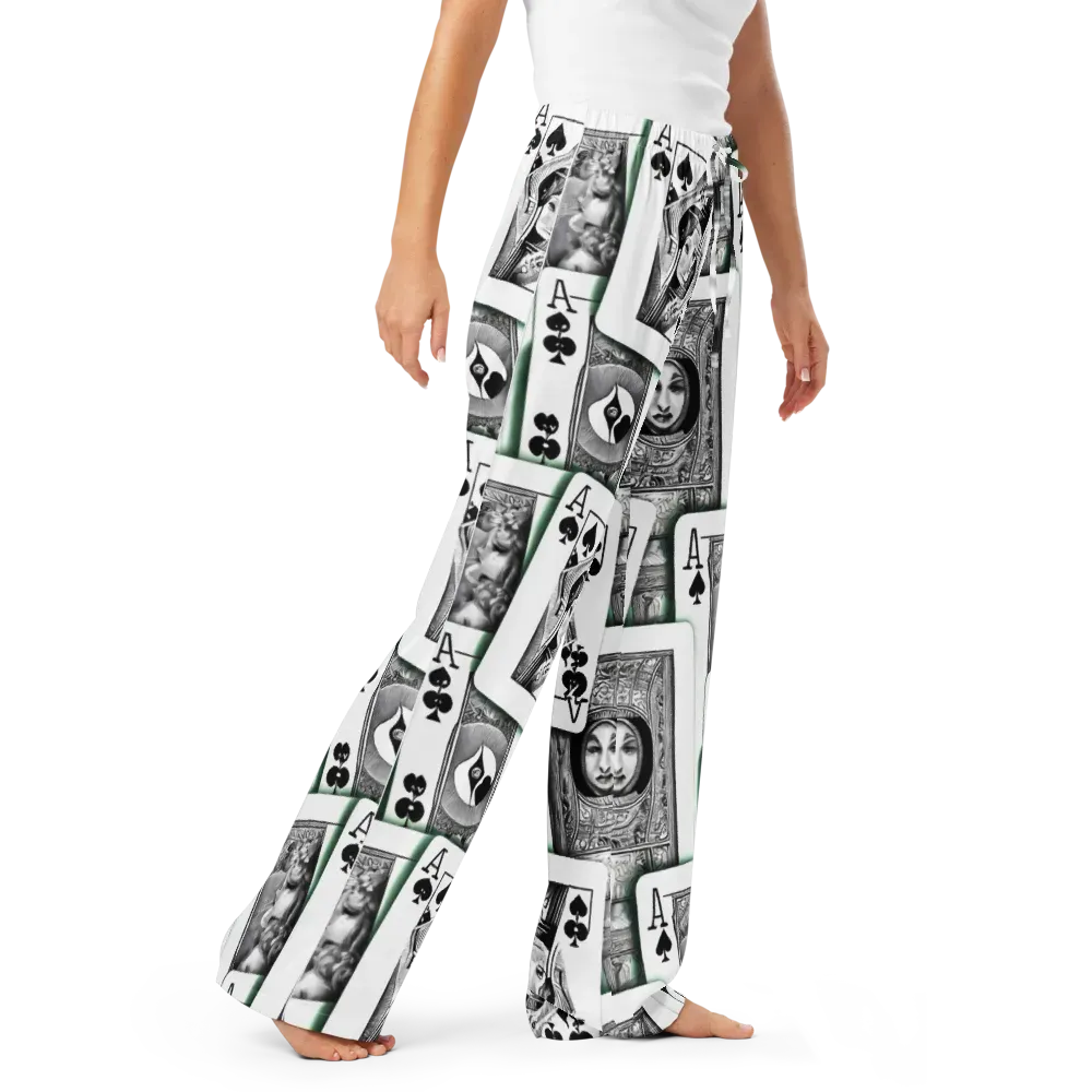 Intense, By Bunny Yeager on Women's Pajama Pants — Right Front