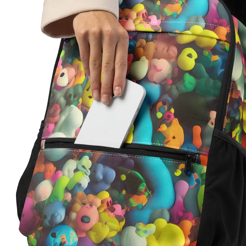 Bubble Pop Art on Utility Backpack — Product details