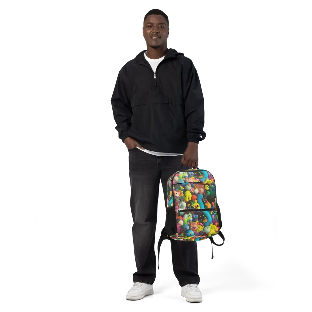 Bubble Pop Art on Utility Backpack — Front