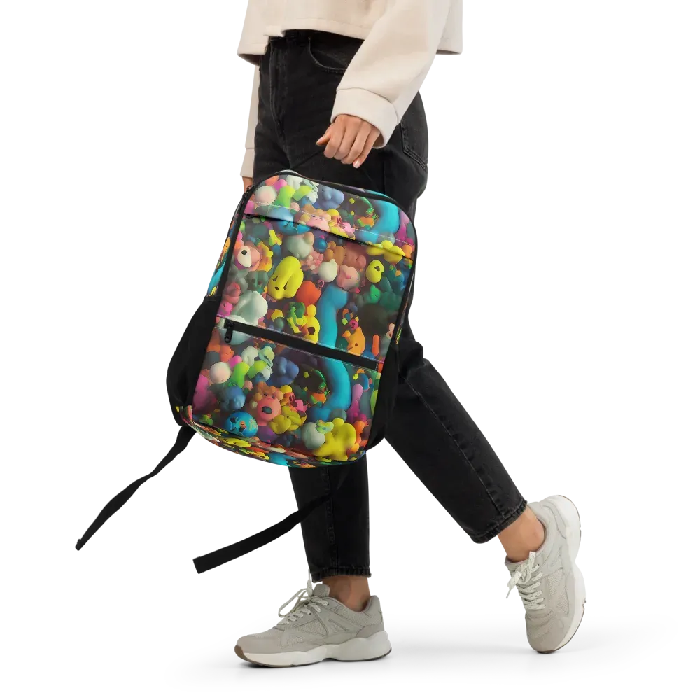 Bubble Pop Art on Utility Backpack — Front