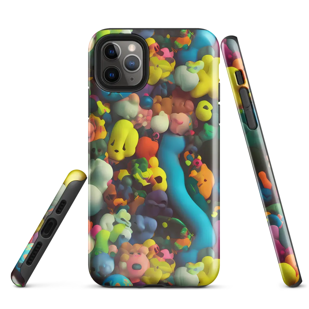 Bubble Pop Art on Tough Case for iPhone® — Front