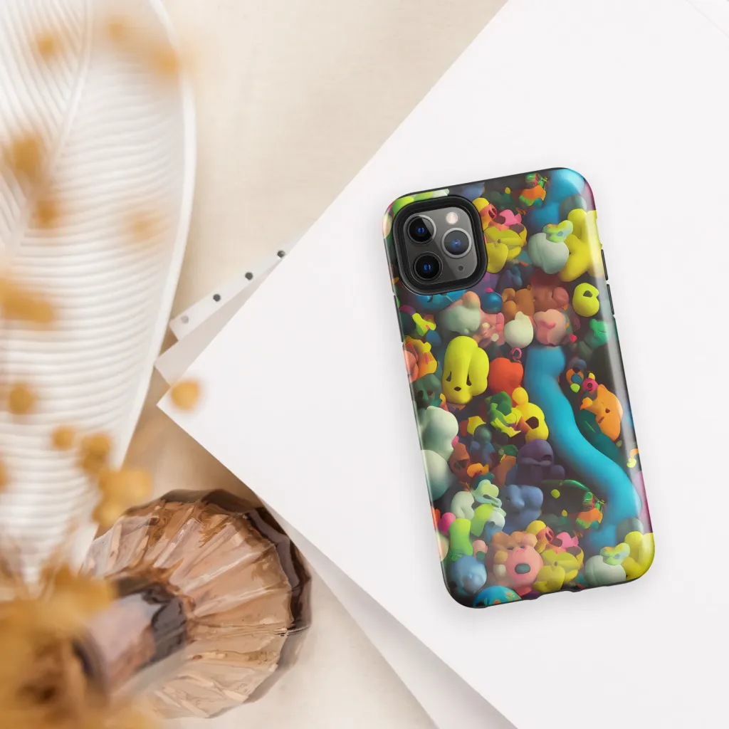 Bubble Pop Art on Tough Case for iPhone® — Front
