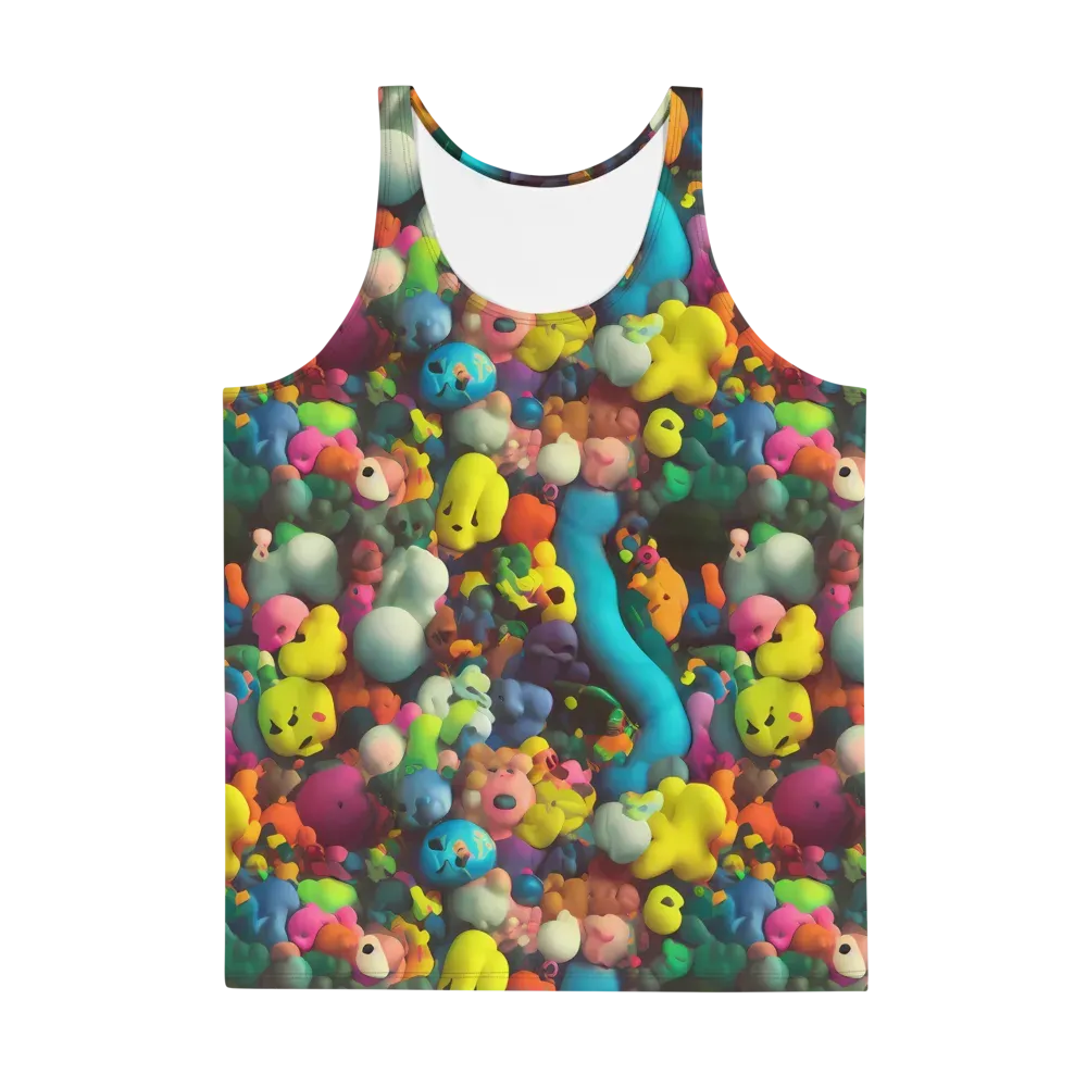 Bubble Pop Art on Men's Tank Top — Front