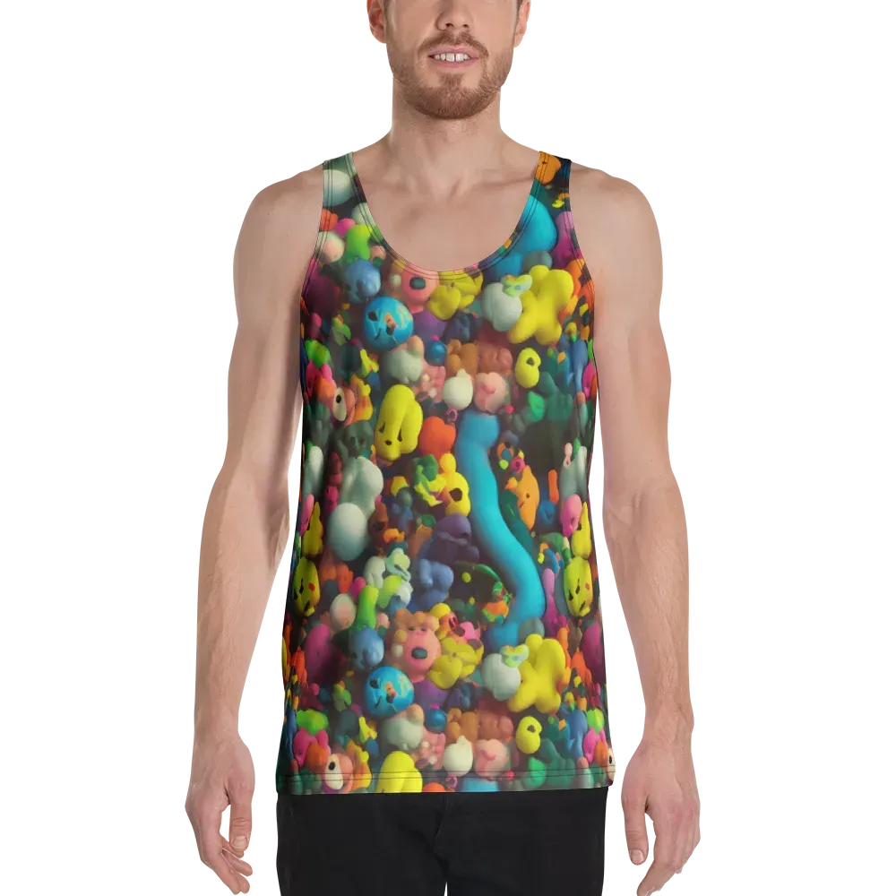 Bubble Pop Art on Men's Tank Top — Front
