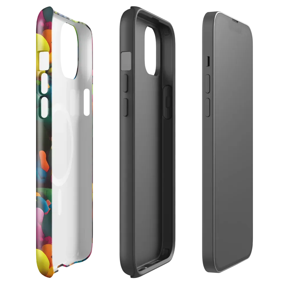 Bubble Pop Art on MagSafe Tough Case for iPhone® — Front