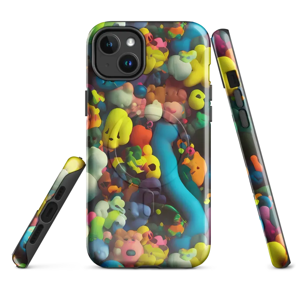 Bubble Pop Art on MagSafe Tough Case for iPhone® — Front
