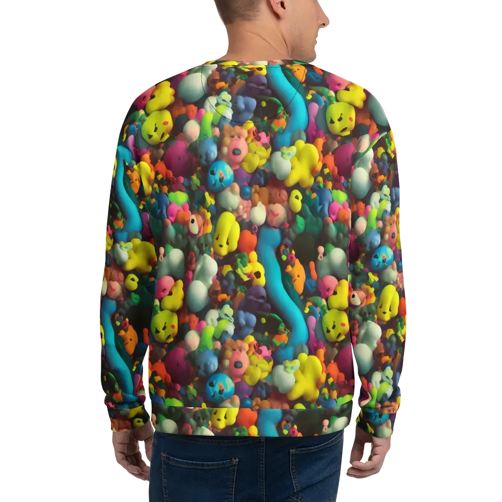 Bubble Pop Art on Sweatshirt — Back
