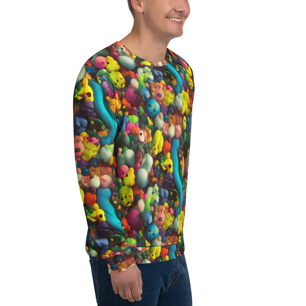 Bubble Pop Art on Sweatshirt — Right Front