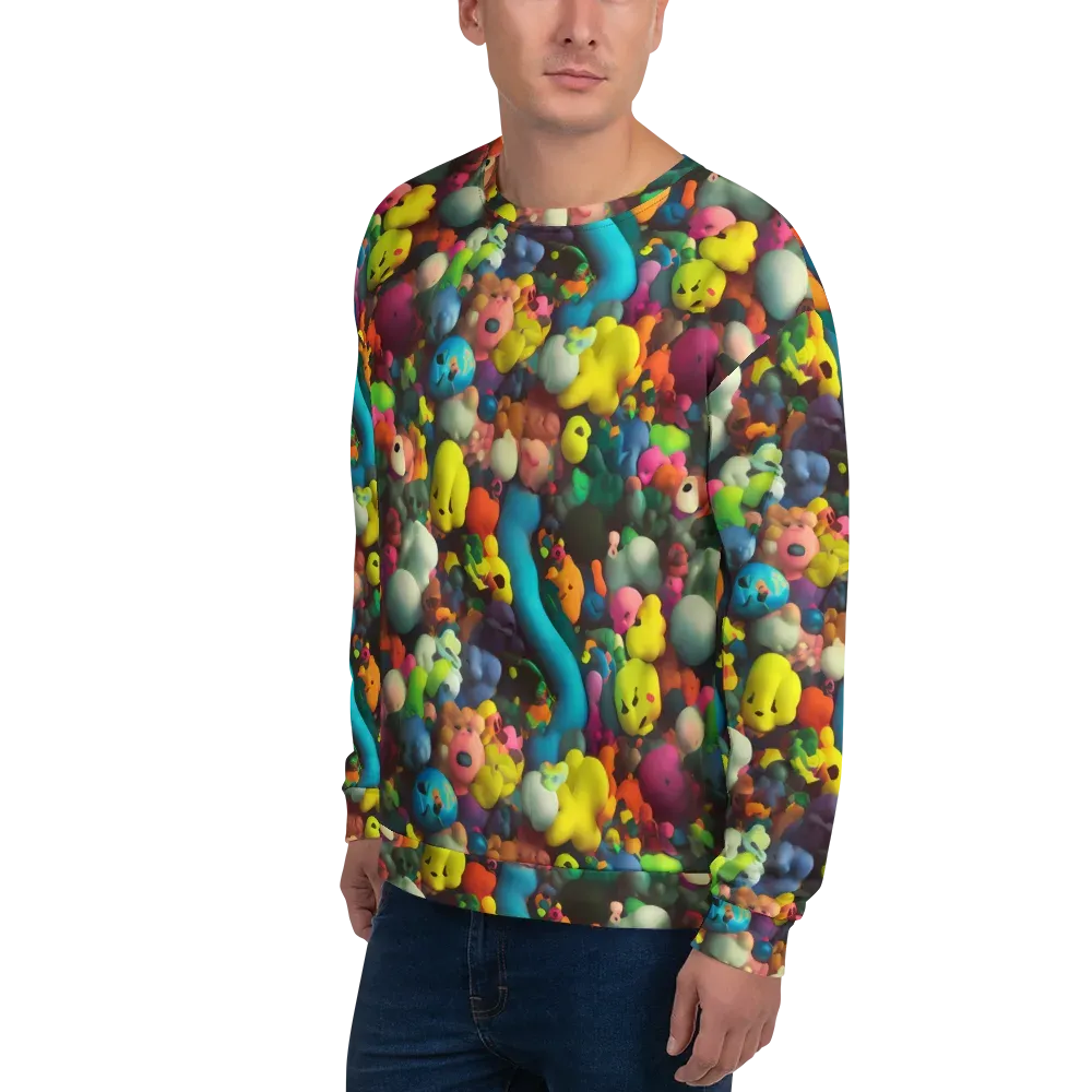Bubble Pop Art on Sweatshirt — Left Front