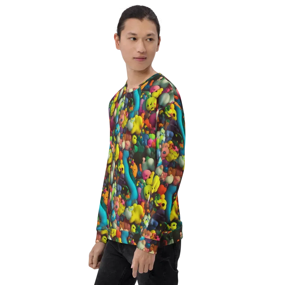 Bubble Pop Art on Sweatshirt — Left Front