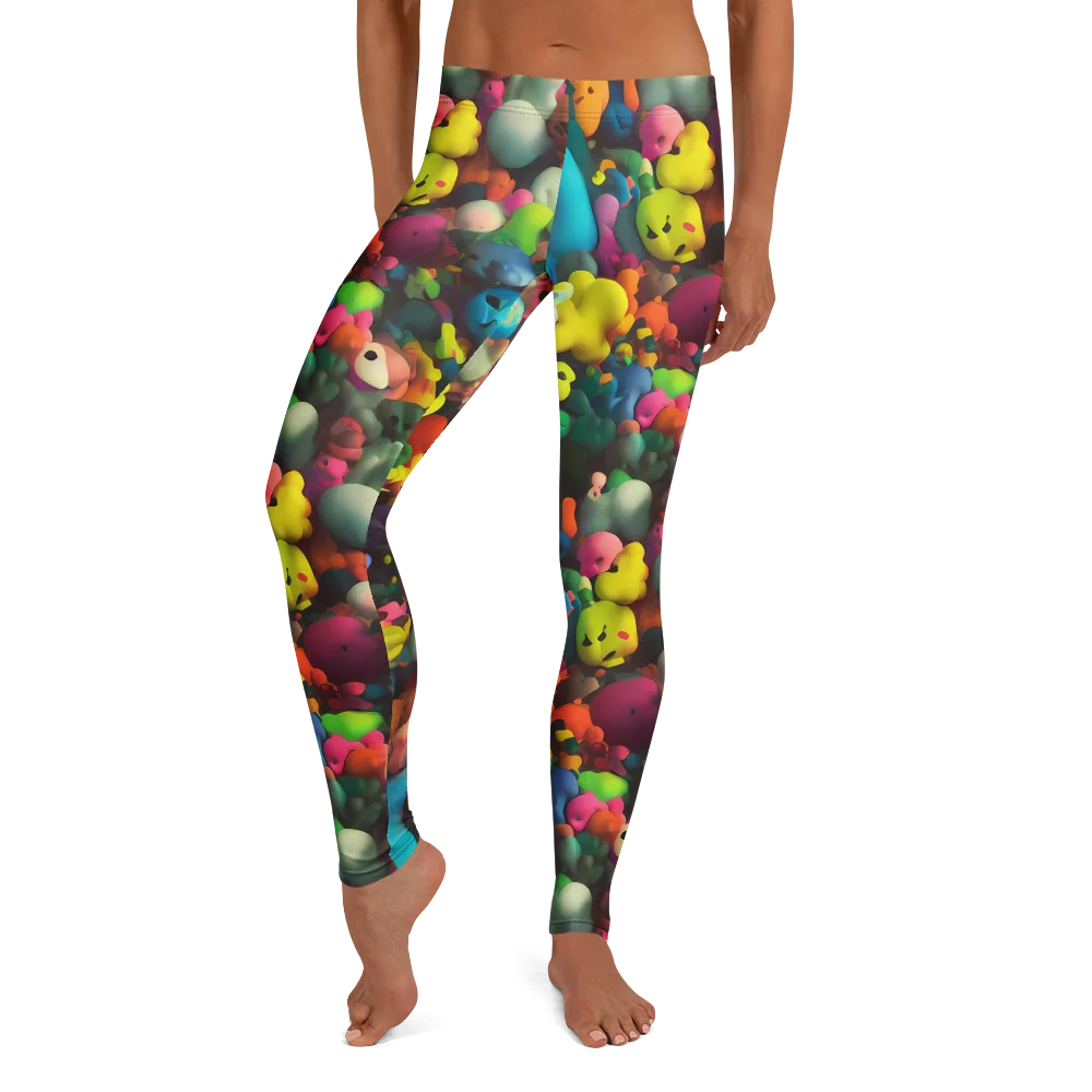 Bubble Pop Art on Leggings — Front