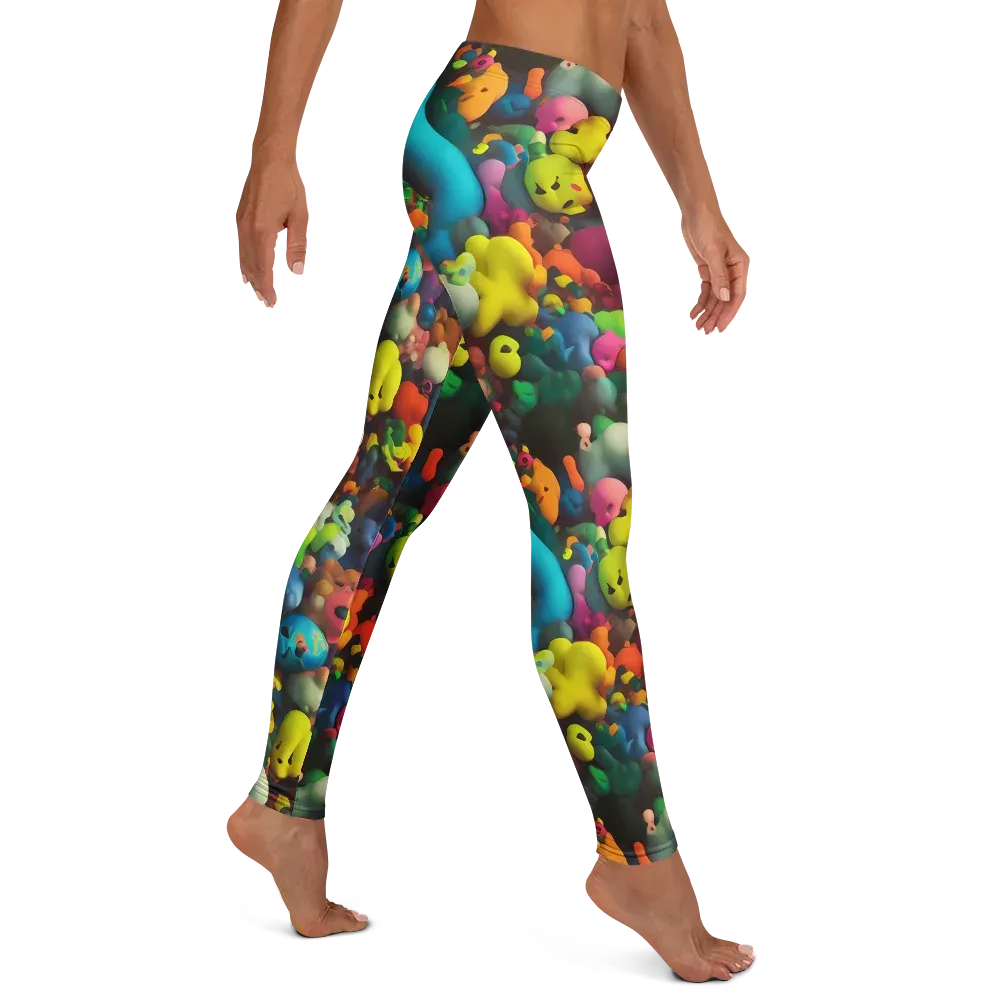 Bubble Pop Art on Leggings — Right