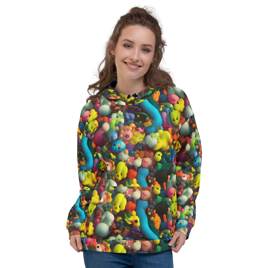 Bubble Pop Art on Hoodie — Front