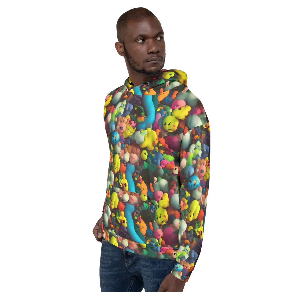 Bubble Pop Art on Hoodie — Left