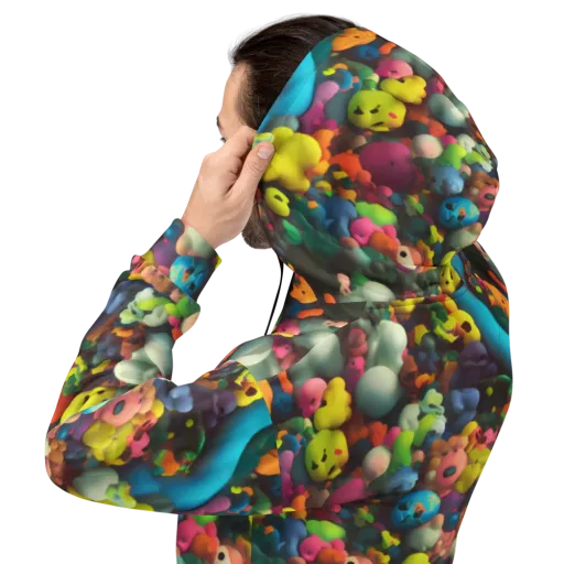 Bubble Pop Art on a Hoodie