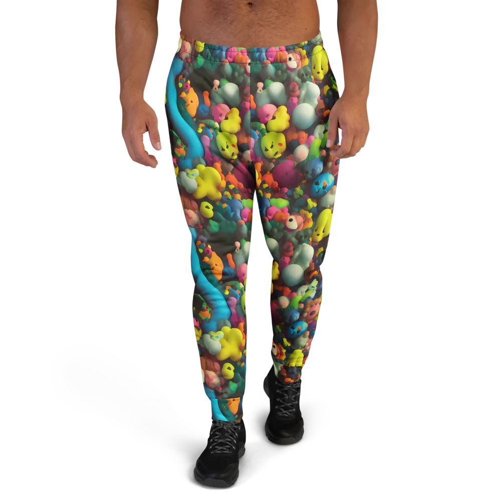 Bubble Pop Art on Men's Joggers — Front