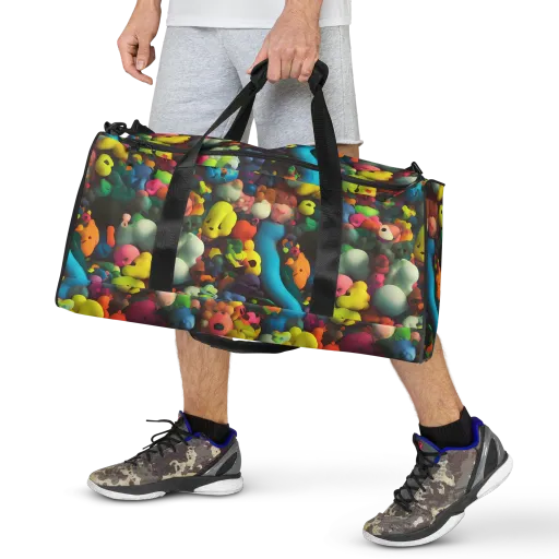 Bubble Pop Art on a Duffle Bag