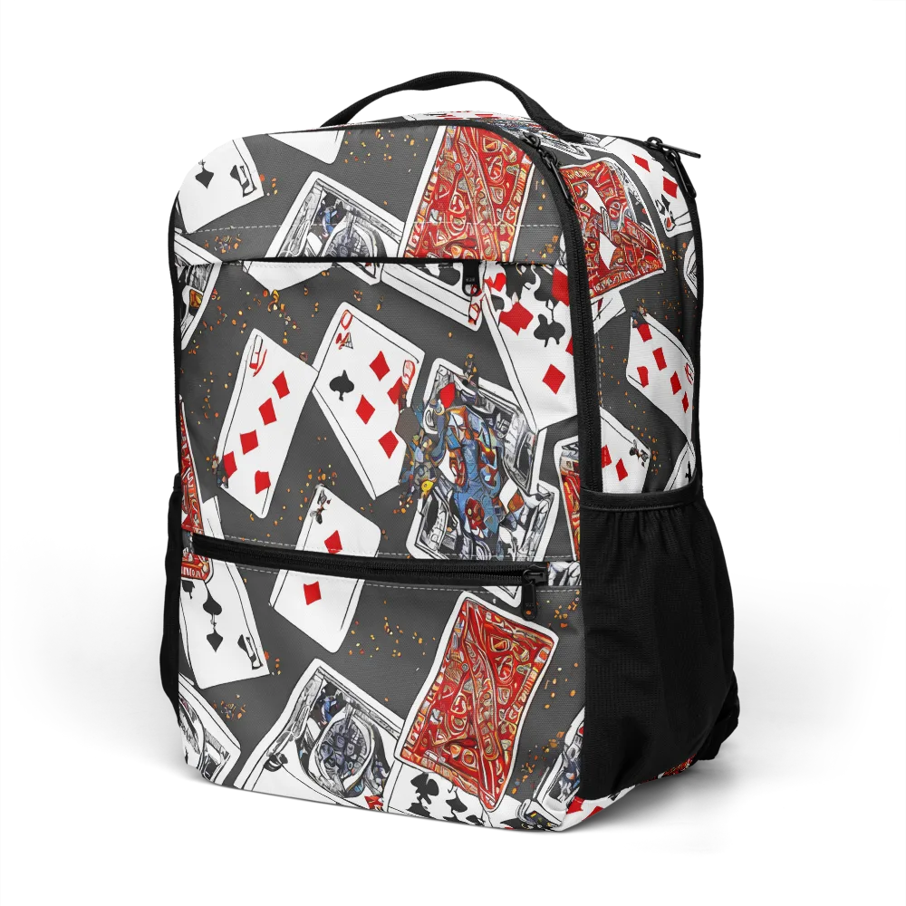 Tessellation, By Rockwell Kent on Utility Backpack — Left Front