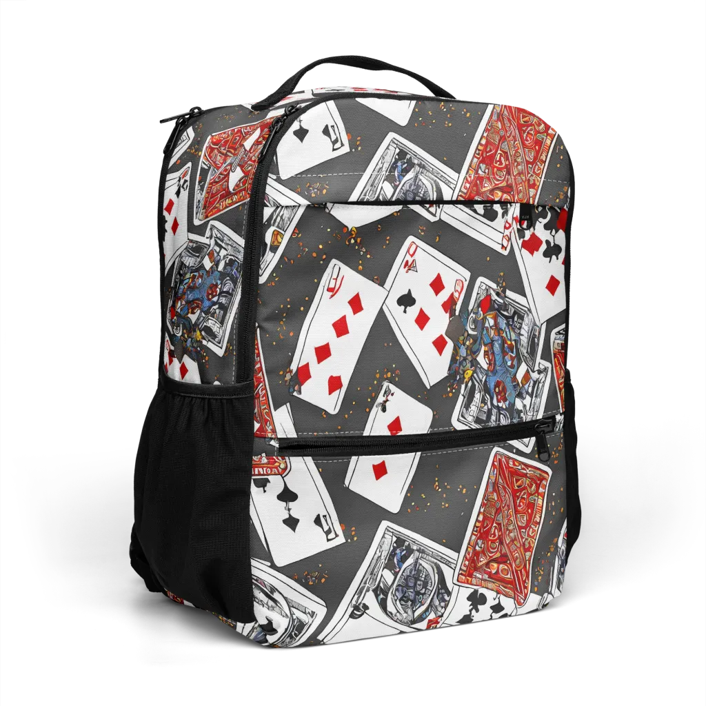 Tessellation, By Rockwell Kent on Utility Backpack — Right Front
