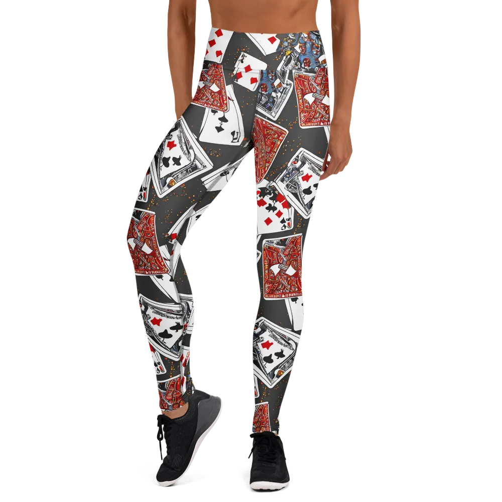 Tessellation, By Rockwell Kent on Yoga Leggings — Front