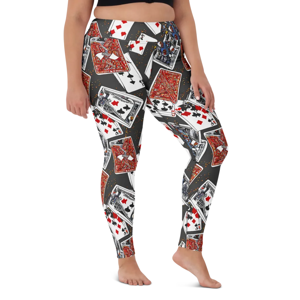 Tessellation, By Rockwell Kent on Yoga Leggings — Front