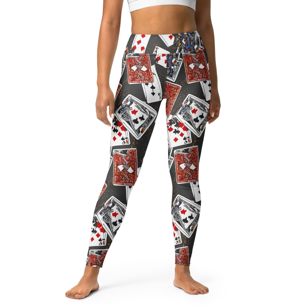 Tessellation, By Rockwell Kent on Yoga Leggings — Front