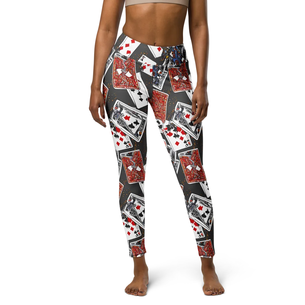 Tessellation, By Rockwell Kent on Yoga Leggings — Front