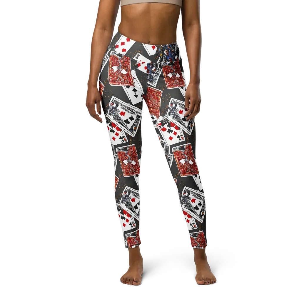 Tessellation, By Rockwell Kent on Yoga Leggings — Front