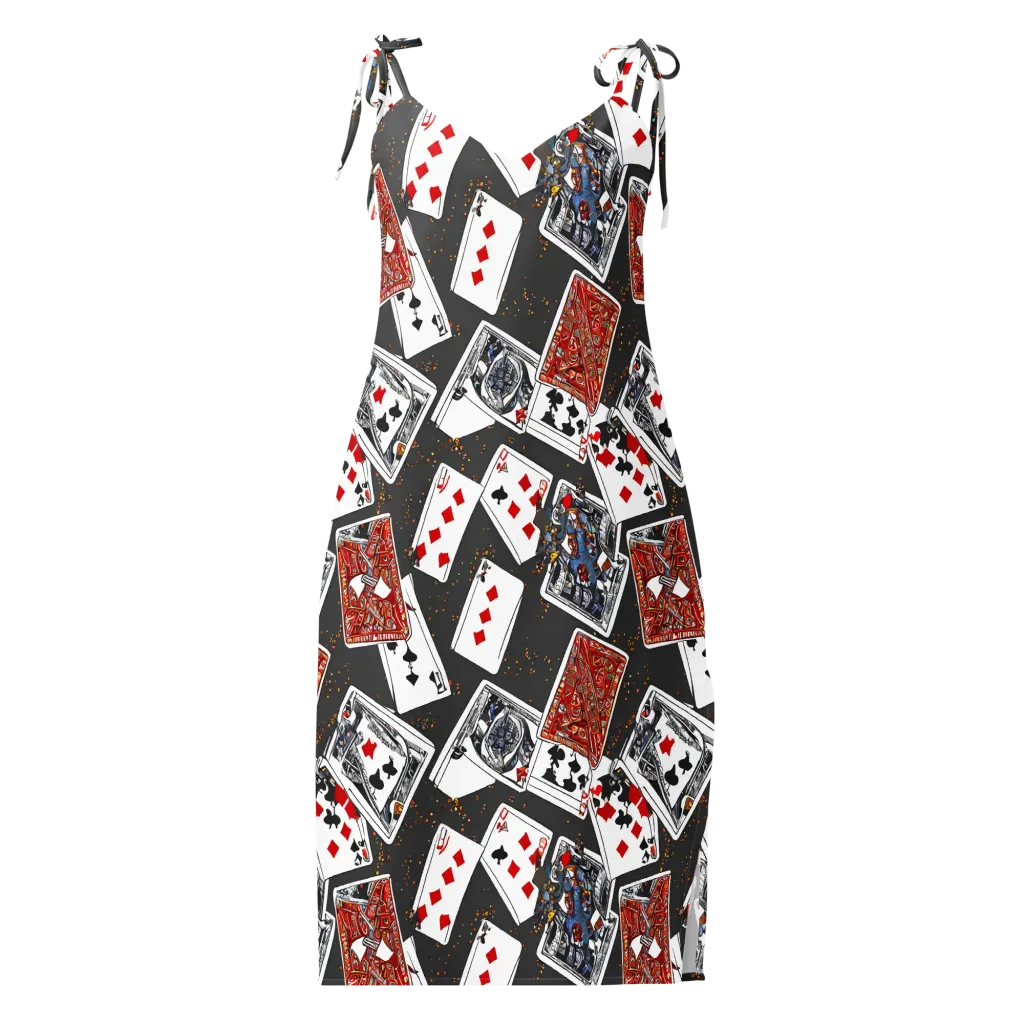 Tessellation, By Rockwell Kent on Slip Dress — Front