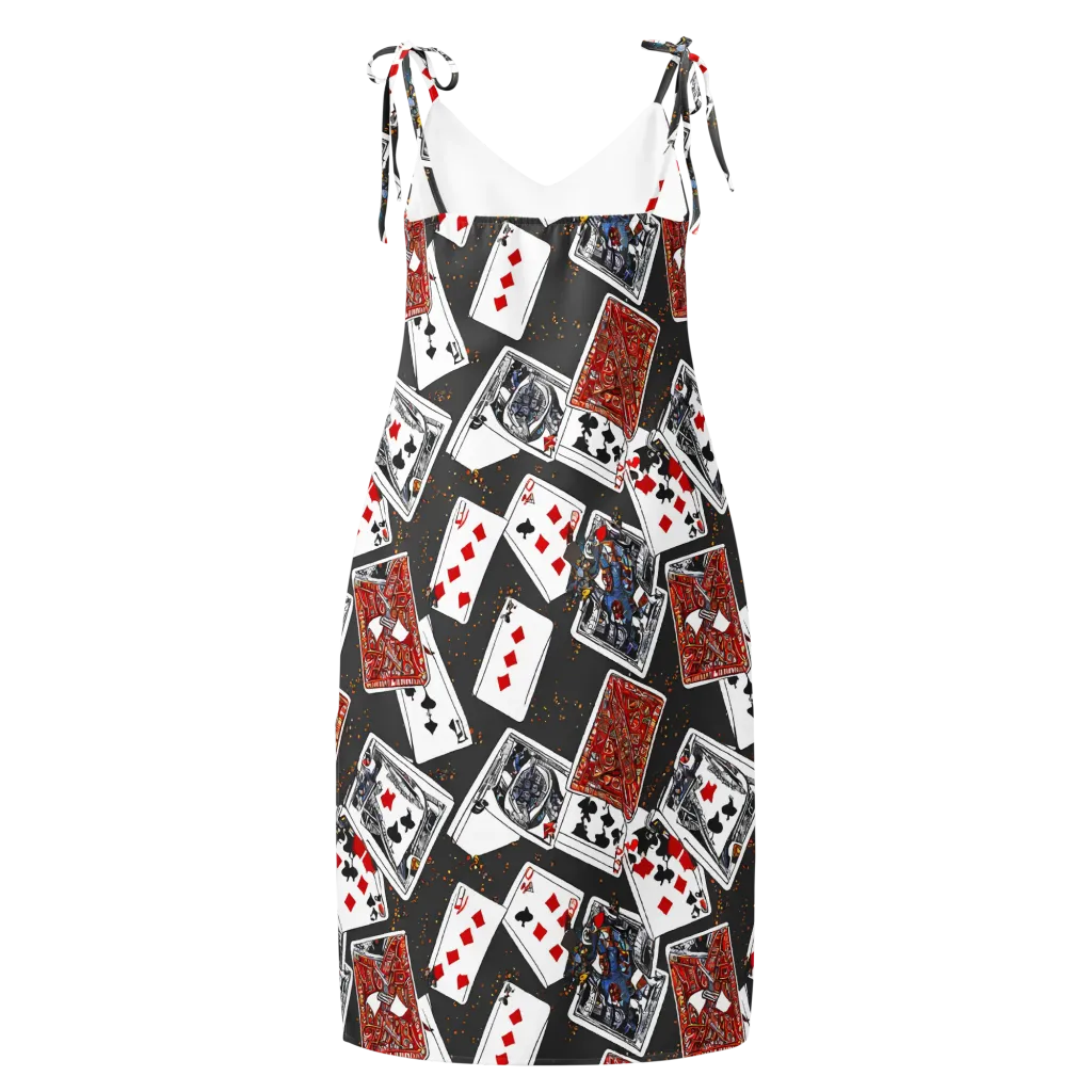 Tessellation, By Rockwell Kent on Slip Dress — Back