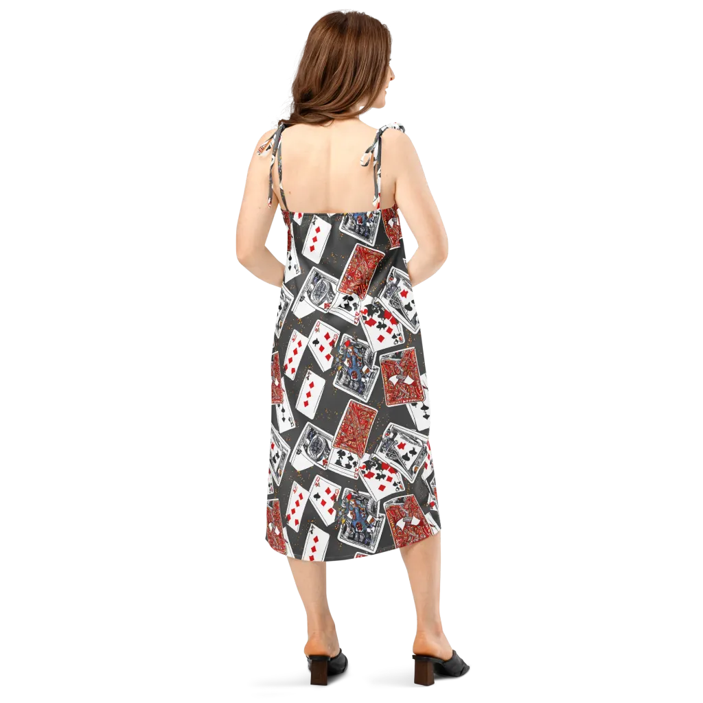 Tessellation, By Rockwell Kent on Slip Dress — Back