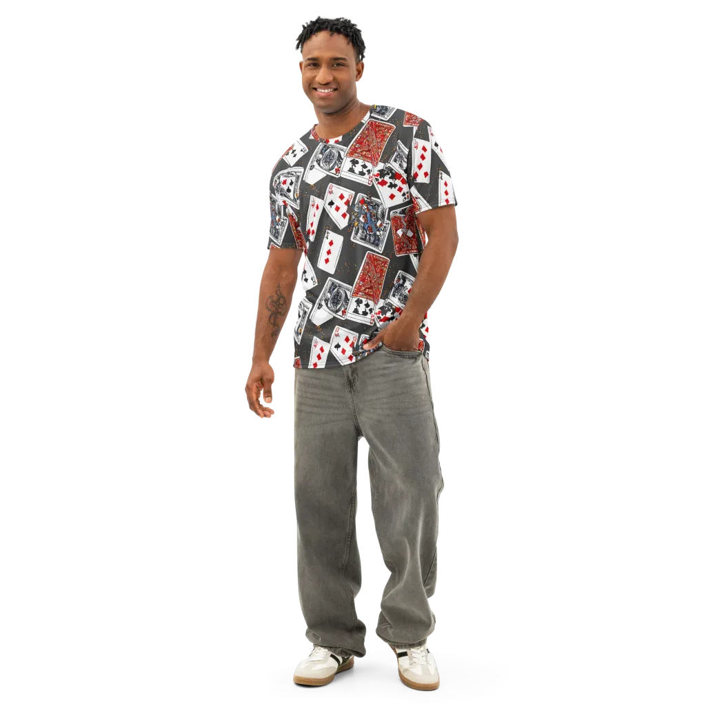 Tessellation, By Rockwell Kent on Men's Cotton Crew Neck T-Shirt — Front