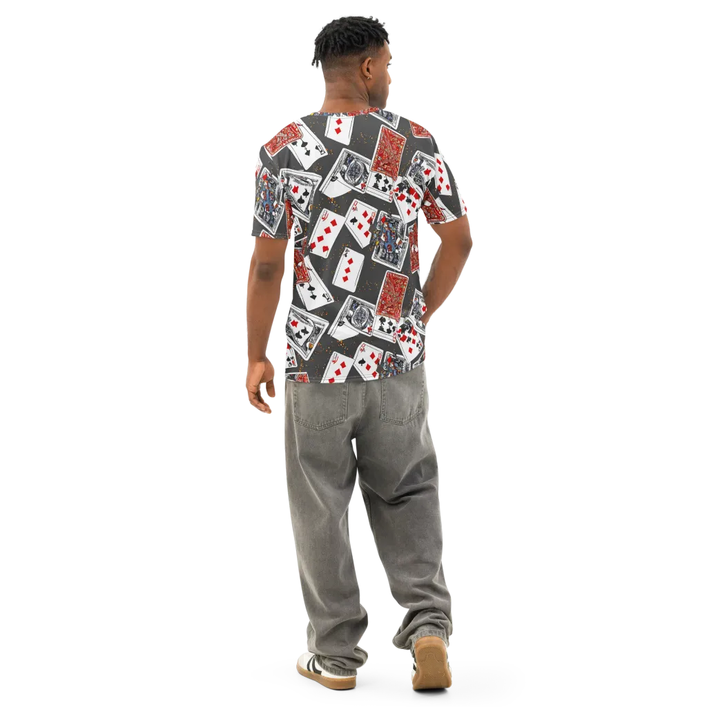 Tessellation, By Rockwell Kent on Men's Cotton Crew Neck T-Shirt — Back