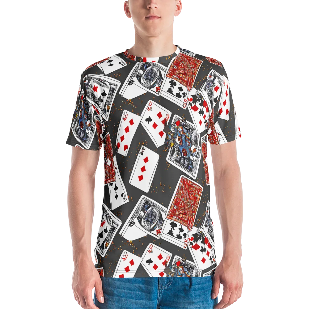 Tessellation, By Rockwell Kent on Men's Crew Neck T-Shirt — Front