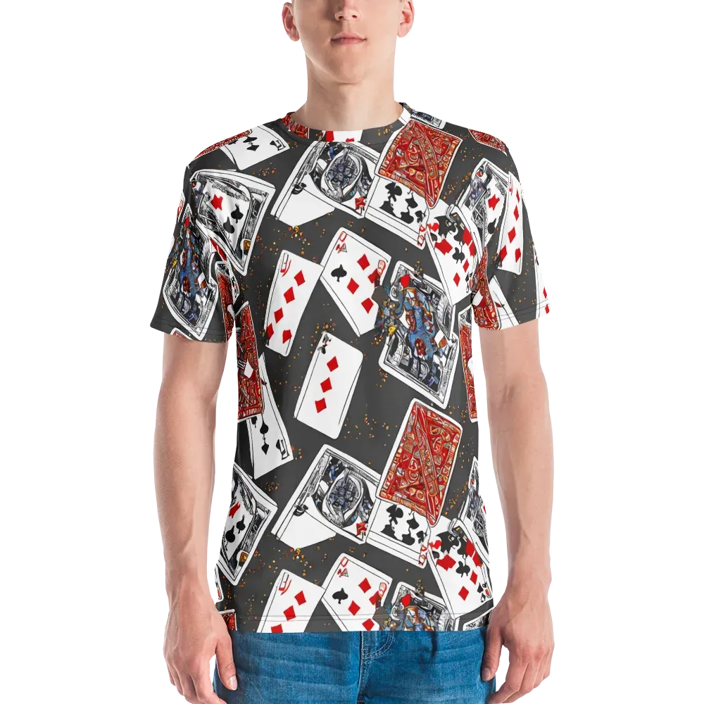 Tessellation, By Rockwell Kent on Men's Crew Neck T-Shirt — Front