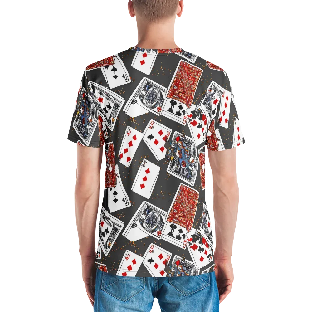 Tessellation, By Rockwell Kent on Men's Crew Neck T-Shirt — Back