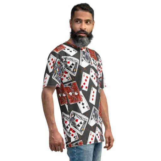 Tessellation, By Rockwell Kent on a Men's Crew Neck T-Shirt