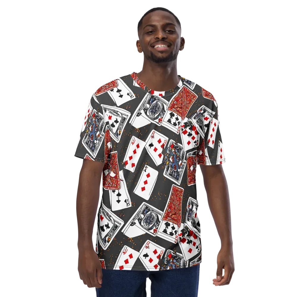 Tessellation, By Rockwell Kent on Men's Crew Neck T-Shirt — Front