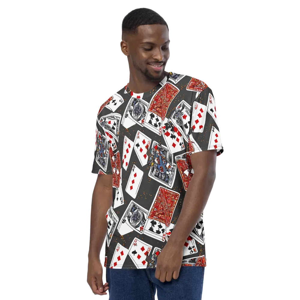 Tessellation, By Rockwell Kent on Men's Crew Neck T-Shirt — Left