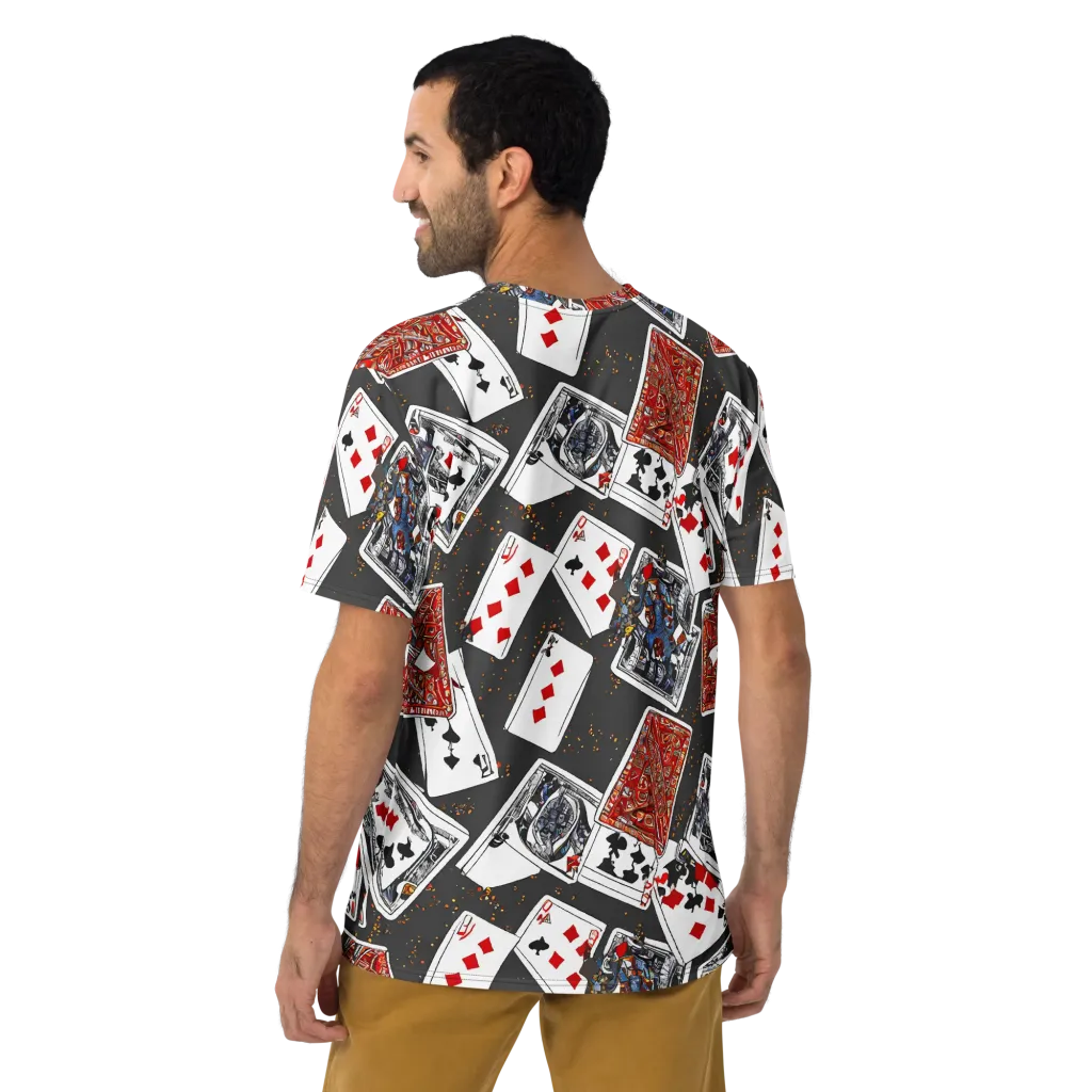 Tessellation, By Rockwell Kent on Men's Crew Neck T-Shirt — Back