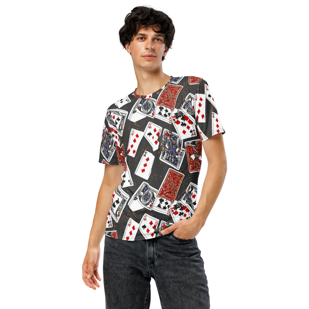 Tessellation, By Rockwell Kent on Men's Crew Neck T-Shirt — Front