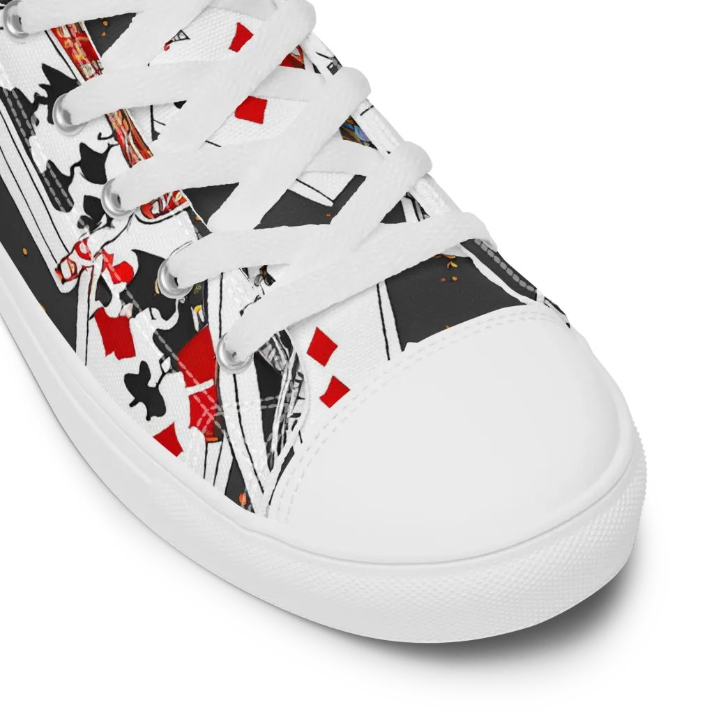 Tessellation, By Rockwell Kent on Men's High Top Canvas Shoes — Product details