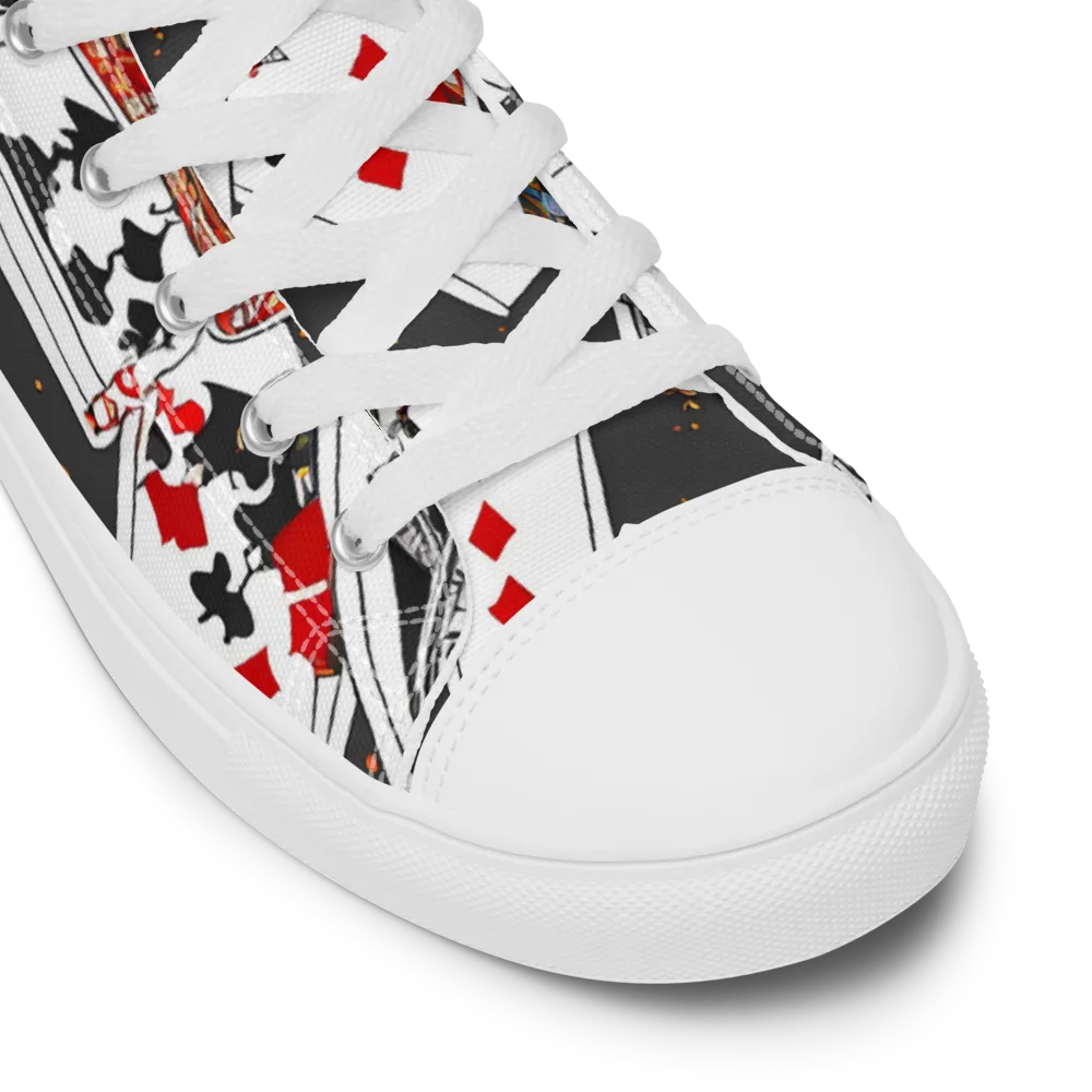 Tessellation, By Rockwell Kent on Women's High Top Canvas Shoes — Product details