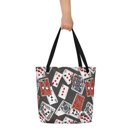Tessellation, By Rockwell Kent on a Large Tote Bag W/ Pocket