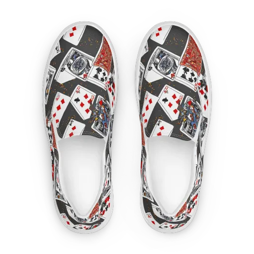 Tessellation, By Rockwell Kent on a Women's Slip-On Canvas Shoes