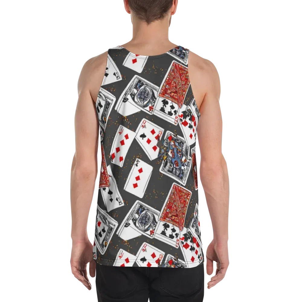 Tessellation, By Rockwell Kent on Men's Tank Top — Back