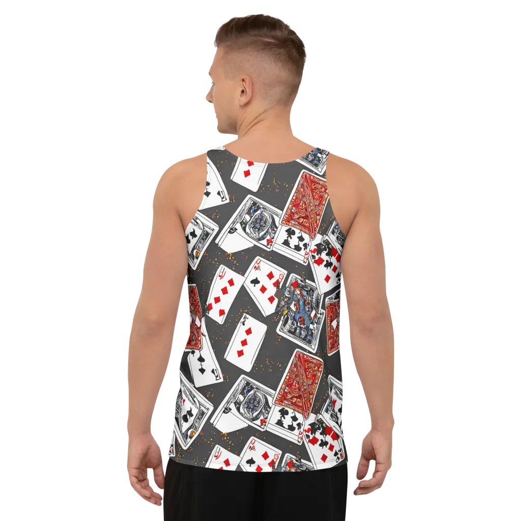 Tessellation, By Rockwell Kent on Men's Tank Top — Back