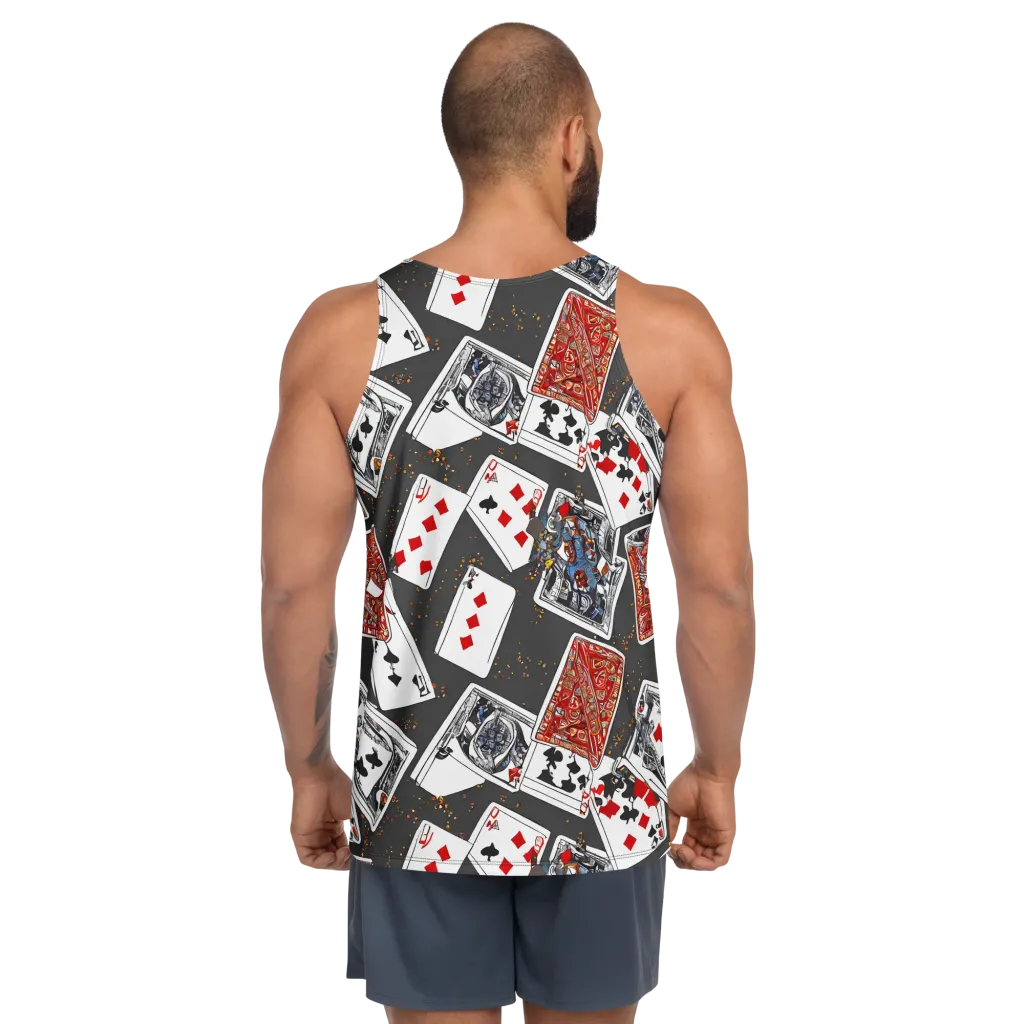 Tessellation, By Rockwell Kent on Men's Tank Top — Back
