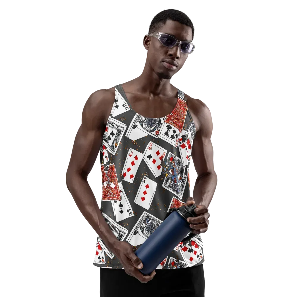Tessellation, By Rockwell Kent on Men's Tank Top — Front